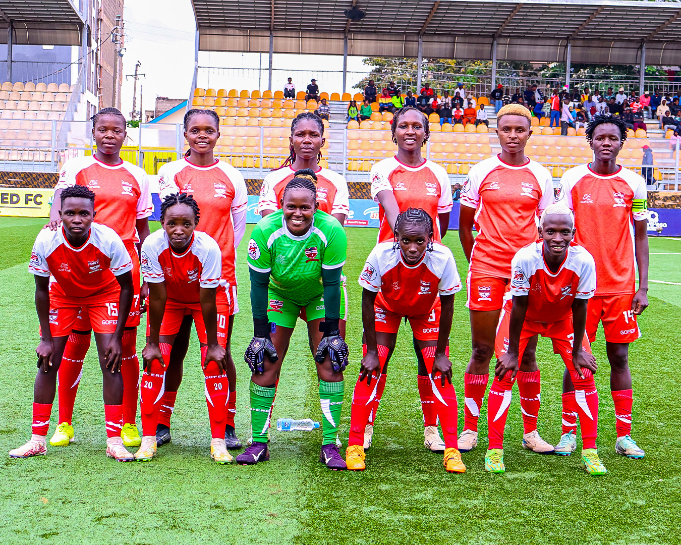 Kayole Starlets Starting XI against Madira Soccer Assassins at Dandora Stadium