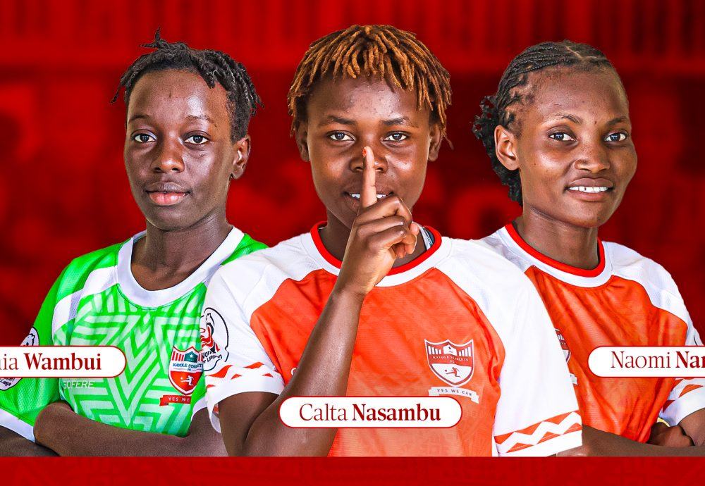 Sonia Wambui, Calta Wanjala and Naomi Nanjala